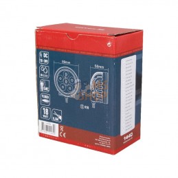 LA10081; KRAMP; Phare de travail LED rond 18W 1440lm faisceau large; pièce detachée