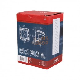 LA10092; KRAMP; Phare de travail LED carré 18W 1620lm faisceau large; pièce detachée