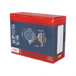 LA10039; KRAMP; Phare de travail LED ovale 39W 3510lm faisceau large; pièce detachée