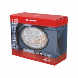 LA10039; KRAMP; Phare de travail LED ovale 39W 3510lm faisceau large; pièce detachée