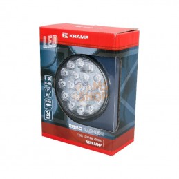 LA10046; KRAMP; Phare de travail LED rond 36W 2850lm faisceau large; pièce detachée