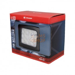 LA10083; KRAMP; Phare de travail LED carré 90W 8100lm faisceau large; pièce detachée