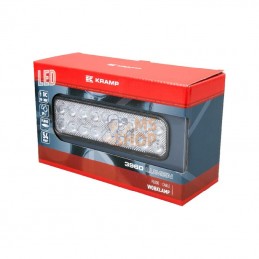LA10049; KRAMP; Phare de travail LED rectangle 54W 3960lm faisceau large; pièce detachée