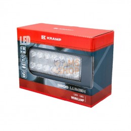 LA10048; KRAMP; Phare de travail LED rectangle 42W 3800lm faisceau large; pièce detachée