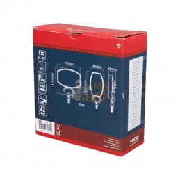 LA10020; KRAMP; Phare de travail LED ovale 15W 1900lm faisceau large; pièce detachée