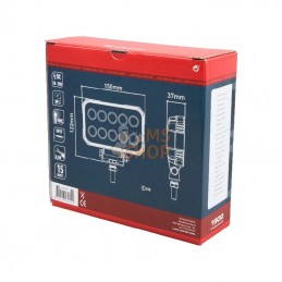 LA10021; KRAMP; Phare de travail LED rectangle 15W 1900lm faisceau large; pièce detachée