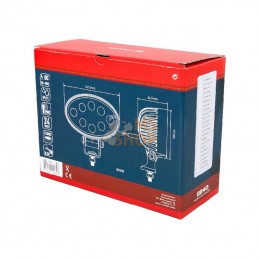 LA10058; KRAMP; Phare de travail LED ovale 24W 2240lm faisceau large; pièce detachée