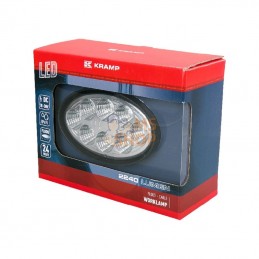 LA10058; KRAMP; Phare de travail LED ovale 24W 2240lm faisceau large; pièce detachée