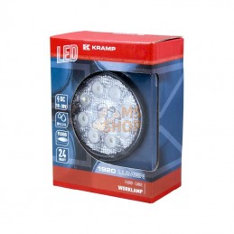 LA10025; KRAMP; Phare de travail LED rond 24W 1920lm faisceau large; pièce detachée