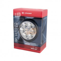 LA10010; KRAMP; Phare de travail LED rond 24W 1500lm longue portée; pièce detachée
