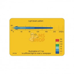 LA10010; KRAMP; Phare de travail LED rond 24W 1500lm longue portée; pièce detachée