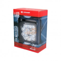 LA10051; KRAMP; Phare de travail LED carré 27W 1800lm faisceau large; pièce detachée