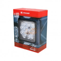 LA10052; KRAMP; Phare de travail led carré 27 W 2.376 lm faisceau large; pièce detachée