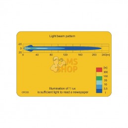 LA10012; KRAMP; Phare de travail LED rond 25W 2000lm longue portée; pièce detachée