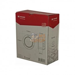 LA10415; KRAMP; Feu de travail à LED 36W 4000lm, encastré, faisceau large AMP; pièce detachée