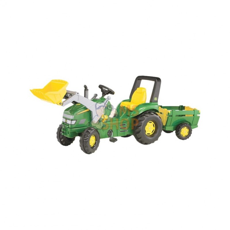 1993049523; ROLLY TOYS; Tracteur JD a. chargeur+remorq; pièce detachée