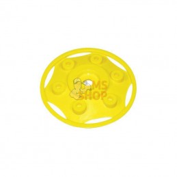 28600002212; ROLLY TOYS; Bouchon de moyeu jaune D=120; pièce detachée