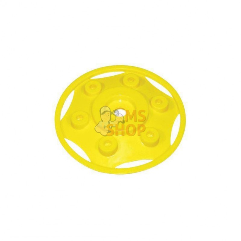 28600002212; ROLLY TOYS; Bouchon de moyeu jaune D=120; pièce detachée