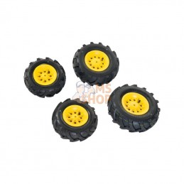 R40986; ROLLY TOYS; Pneum. (95x260/110x325) jaune; pièce detachée