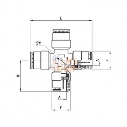 660010; CAMOZZI; Accouplement rapide femelle; pièce detachée