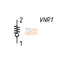 VNR205M5; CAMOZZI; Clapet anti-retour; pièce detachée