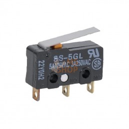 SS5GL; OMRON; Micro interrupteur 5A, V4; pièce detachée
