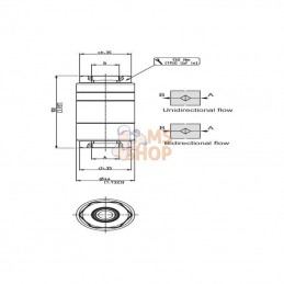 HF70510040SB040GDB; IKRON; Filtre haute pression type 40 mu 1/2 B; pièce detachée