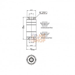 HF70510040SB040GDB; IKRON; Filtre haute pression type 40 mu 1/2 B; pièce detachée