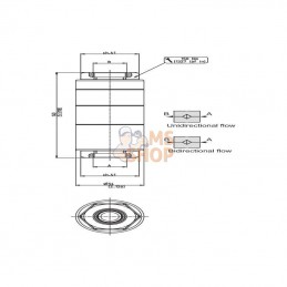 HF70520070SB060GEB; IKRON; Filtre haute pression type 60 mu 3/4 B; pièce detachée