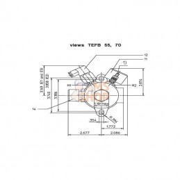 TEFB7010VG; INTERNORMEN; Filtre de retour; pièce detachée