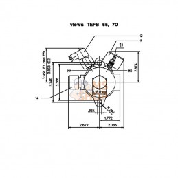 TEFB7010VG; INTERNORMEN; Filtre de retour; pièce detachée