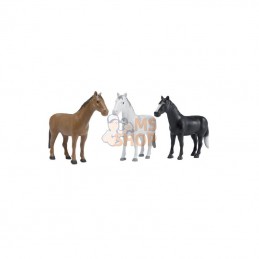 U02306; BRUDER; Jeu de chevaux (16 pcs,3 couleurs); pièce detachée