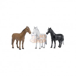 U02306; BRUDER; Jeu de chevaux (16 pcs,3 couleurs); pièce detachée