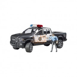 U02505; BRUDER; Camion de police RAM 2500 avec policier; pièce detachée