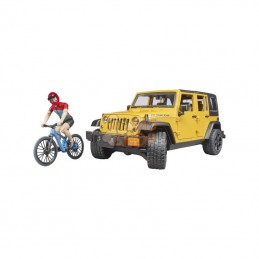 U02543; BRUDER; Jeep Wrangler rubicon unlimited avec 1 VTT et cycliste; pièce detachée
