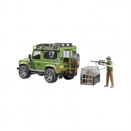 U02587; BRUDER; Break Land Rover Defender avec forestier et chien; pièce detachée