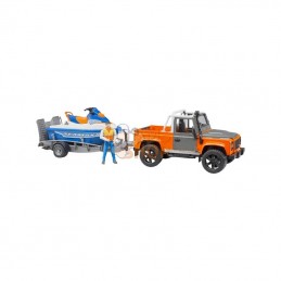U02599; BRUDER; Land Rover+trail.+waterscooter; pièce detachée