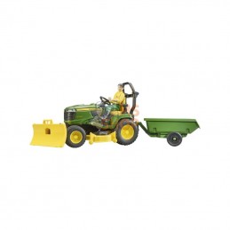 U62104; BRUDER; Tracteur John Deere avec remorque et jardinier; pièce detachée