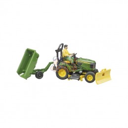 U62104; BRUDER; Tracteur John Deere avec remorque et jardinier; pièce detachée