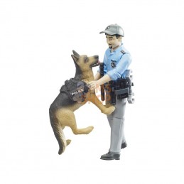 U62150; BRUDER; Policier avec chien; pièce detachée