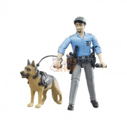 U62150; BRUDER; Policier avec chien; pièce detachée