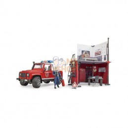 U62701; BRUDER; Caserne de pompiers avec Land Rover; pièce detachée