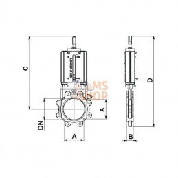 LVB100; BATTIONI PAGANI; Vanne 4" std. BP LOCKER BiDi; pièce detachée