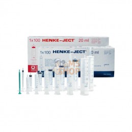 4100000V0; HENKE; HSW NORM-JECT® Seringue jetable 10 ml (12 ml), 100 pcs/boîte; pièce detachée