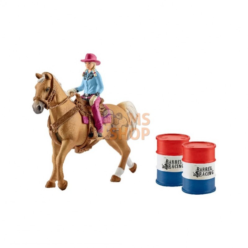 41417SCH; SCHLEICH; Cavalière western avec kit d'accessoire; pièce detachée