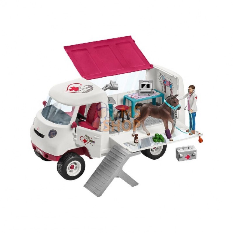 42370SCH; SCHLEICH; Vét. mobile avec poulain; pièce detachée