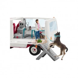 42370SCH; SCHLEICH; Vét. mobile avec poulain; pièce detachée