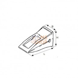 9N4452N; AUTRE MARQUE; Dent J460 longue; pièce detachée