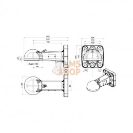 00652900A02; SCHARMÜLLER; Œillet attelage br. vert. K80; pièce detachée