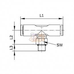 MTC618P; KRAMP; Raccord vissé; pièce detachée